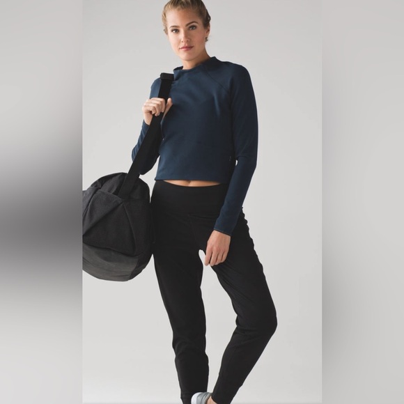 lululemon athletica Tops - Lululemon Hill And Valley Mock Neck
Nocturnal Teal